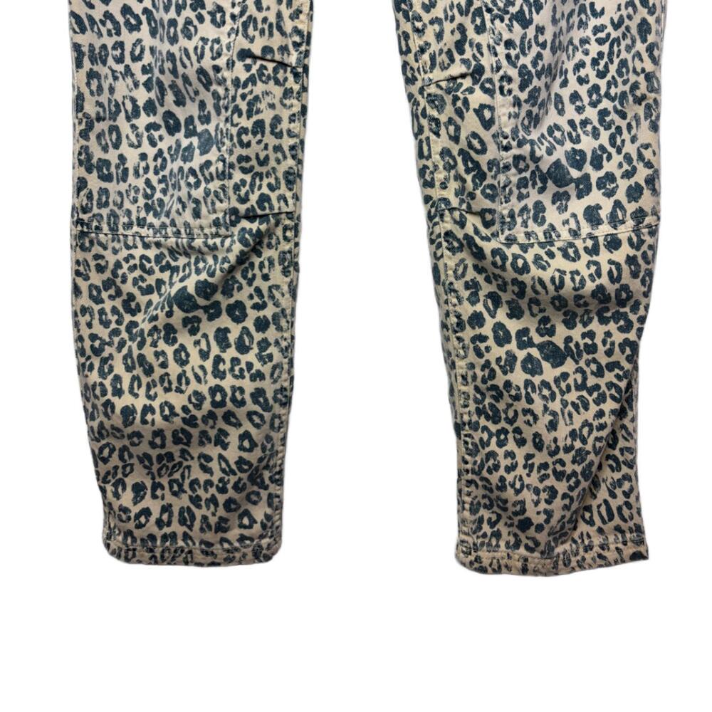 Pilcro Anthropologie Women 29 The Wanderer Straight Leg Leopard Print Jean(1956) - Picture 4 of 7